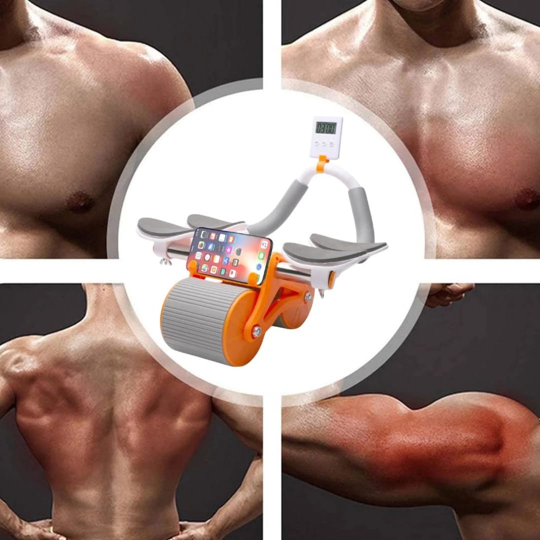 Smart Automatic Rebound Abdominal Wheel – Home Core Training Tool