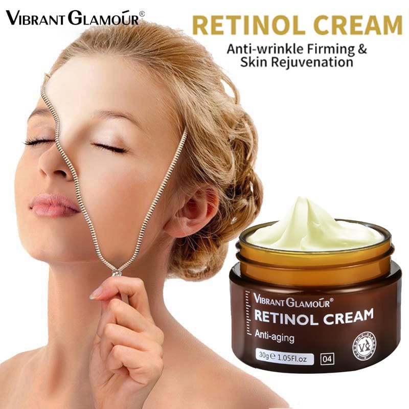 كريم الوجه من Vibrant Glamour بخلاصة الريتينول للعناية بالبشرة