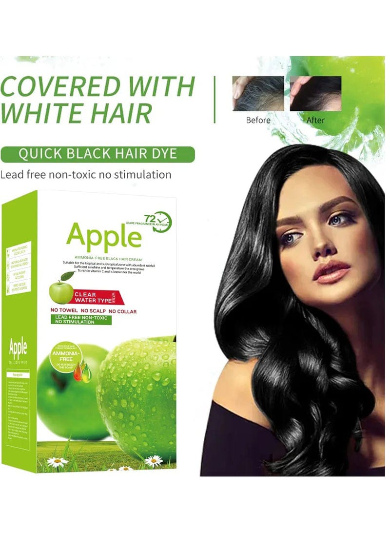 Apple Hair Color – Black (Ammonia-Free)
