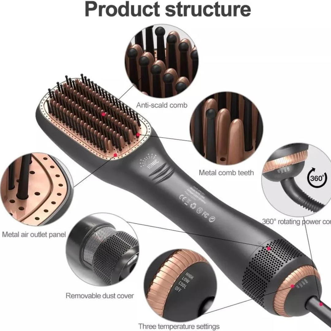 Professional Joy 2-in-1 Hair Dryer & Styler – Fast Drying, Smooth Styling & Salon-Quality Results