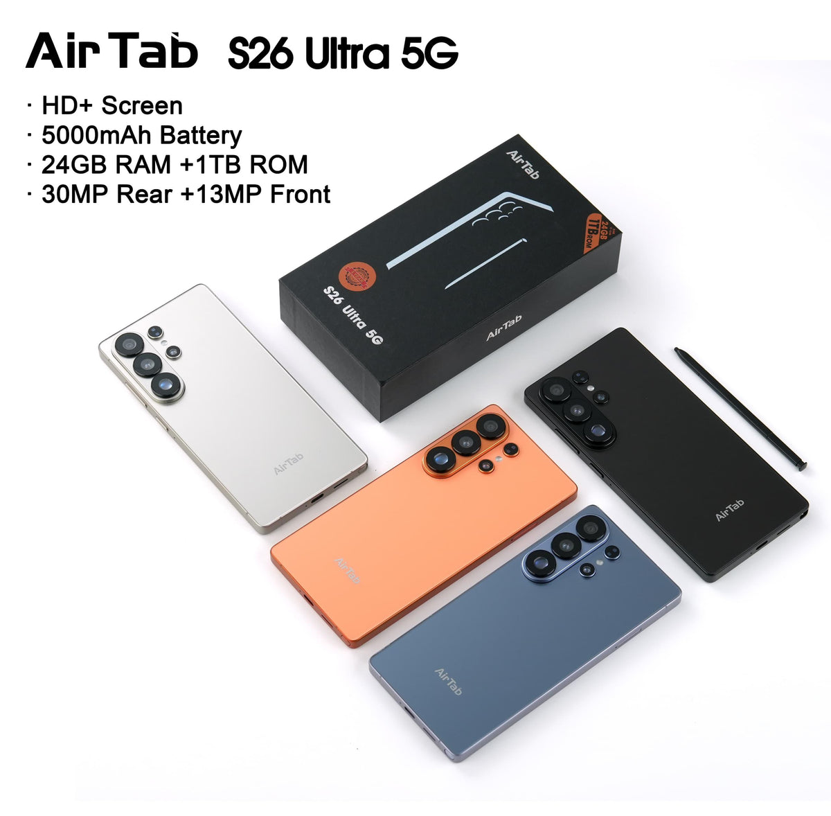 AirTab S26 Ultra 5G – Next-Gen Speed.